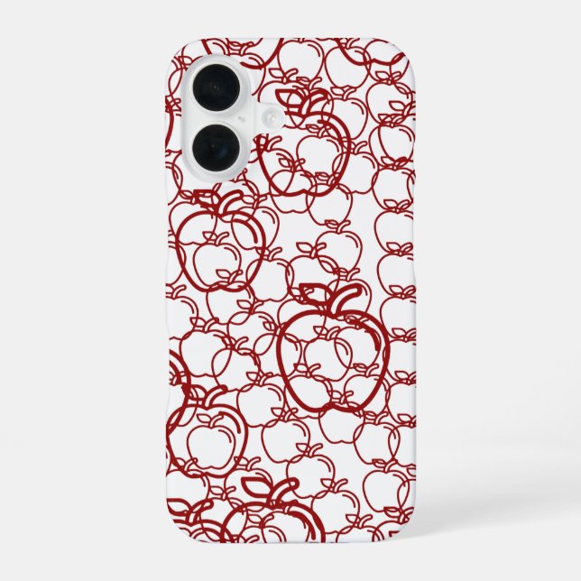 Funda Para iPhone 16 Manzana Afruutada (Reverso )