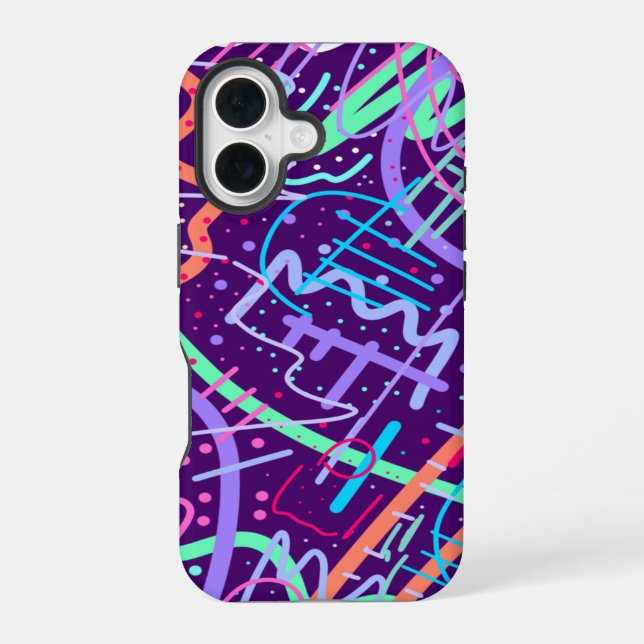 Funda Para iPhone 16 Mapa de las estrellas (Reverso )