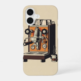 Funda Para iPhone 16 Máquina de espresso antigua