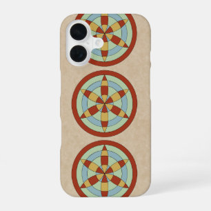Funda Para iPhone 16 Marca de bruja de Suffolk Hexafoil (Rueda de marga