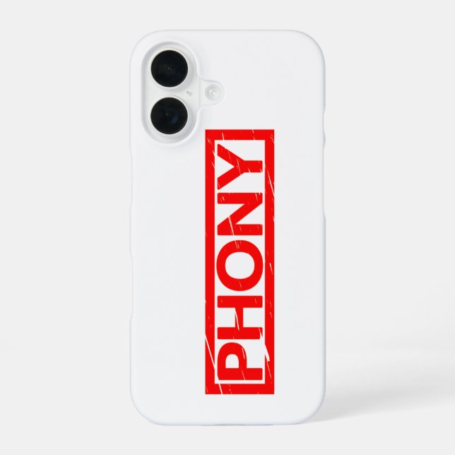 Funda Para iPhone 16 Marca de fondeo (Reverso )