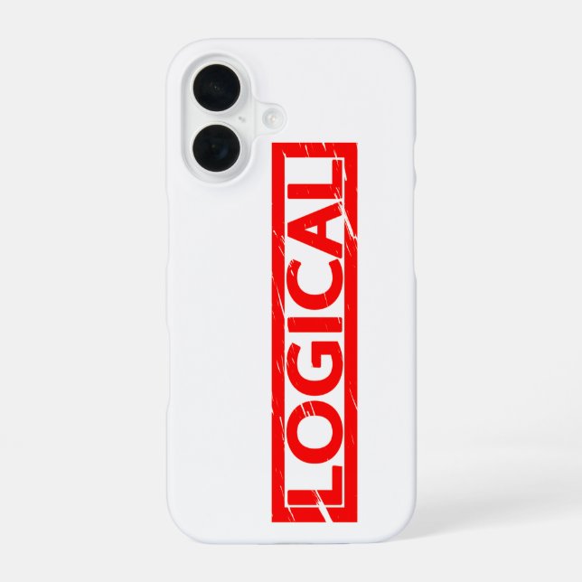 Funda Para iPhone 16 Marca lógica (Reverso )