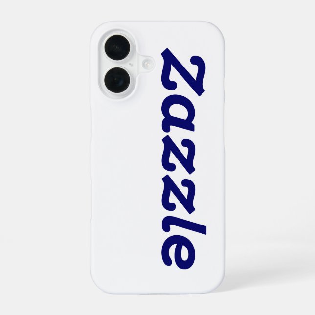 Funda Para iPhone 16 Marca Zazzle (Reverso )