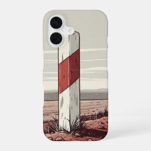 Funda Para iPhone 16 Marcador Antiguo al Lado de la Carretera