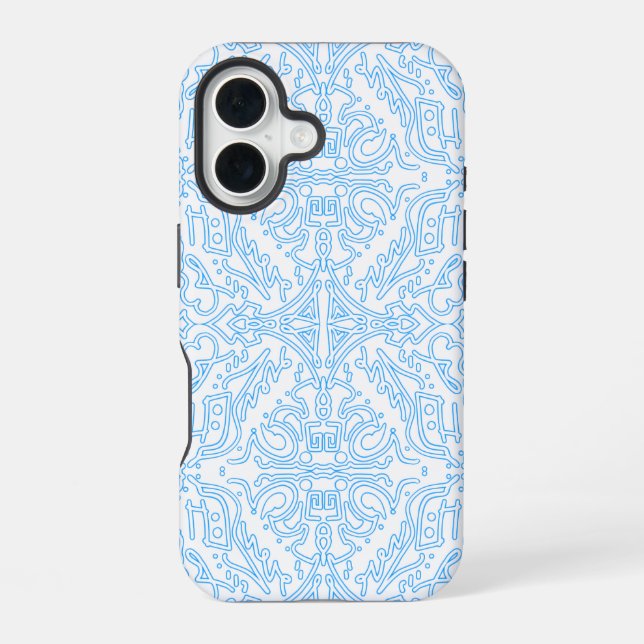 Funda Para iPhone 16 Marea Azur Celeste (Reverso )