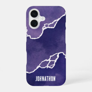 Funda Para iPhone 16 Mareas Costeras Purpura