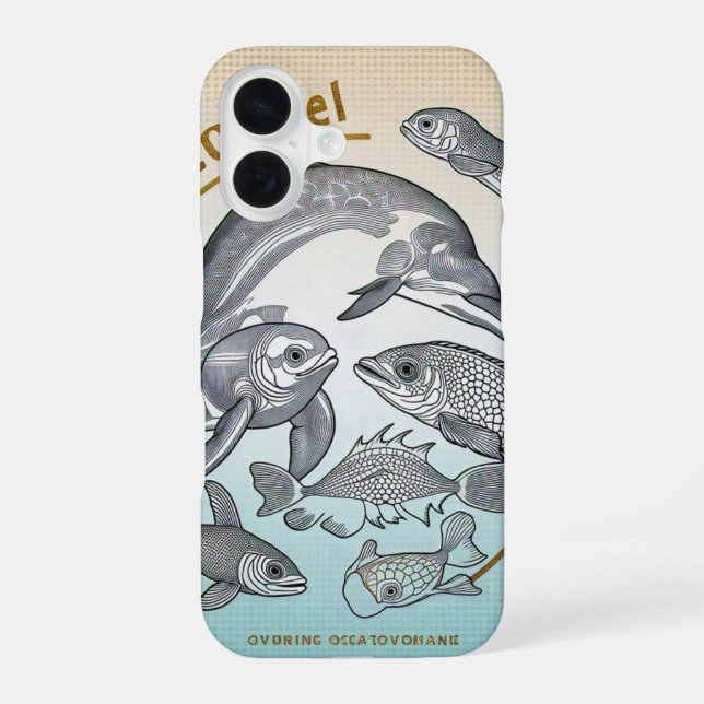 Funda Para iPhone 16 "Mareas Desvanecientes" (Reverso )