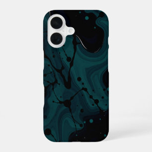 Funda Para iPhone 16 Mareas oscuras: una obra maestra monocroma