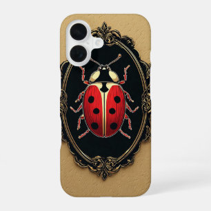 Funda Para iPhone 16 Mariquita Pintura Artística Elegante