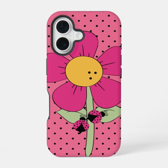 Funda Para iPhone 16 Mariquitas (Reverso )