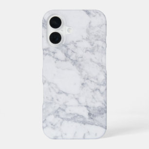 Funda Para iPhone 16 Mármol blanco