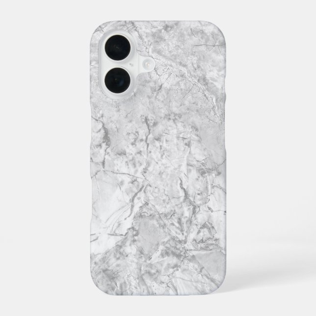 Funda Para iPhone 16 Mármol blanco (Reverso )