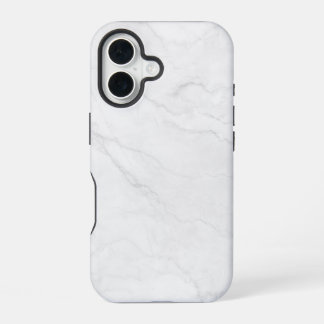 Funda Para iPhone 16 Mármol Blanco Elegante