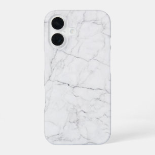 Funda Para iPhone 16 Mármol Blanco Elegante
