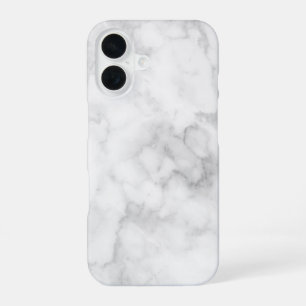 Funda Para iPhone 16 Mármol blanco elegante