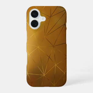 Funda Para iPhone 16 Mármol dorado elegante