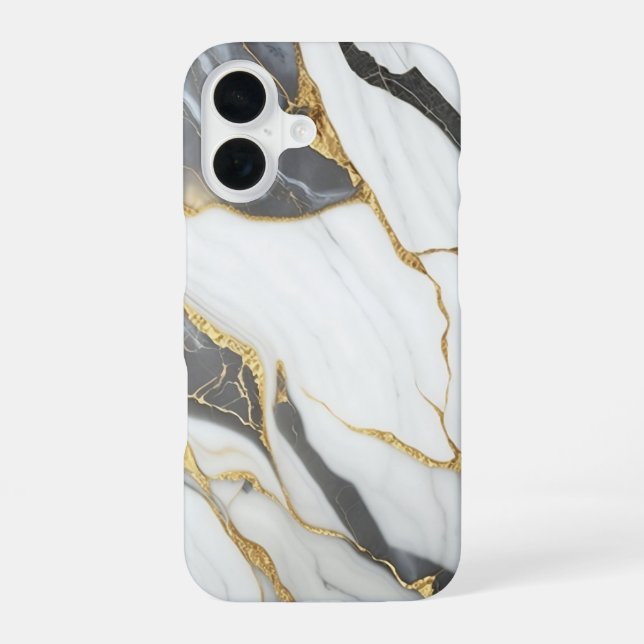Funda Para iPhone 16 Mármol elegante (Reverso )