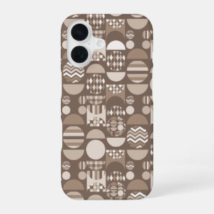 Funda Para iPhone 16 Marrón Tierra Neutral Nórdico Escandinavo