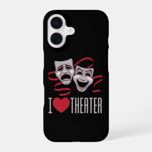 Funda Para iPhone 16 Me Encantan Las Máscaras De Comedia Y Tragedia Del
