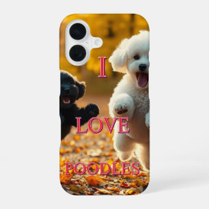 Funda Para iPhone 16 Me Encantan los Caniches