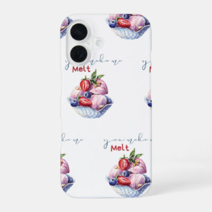 Funda Para iPhone 16 me haces derretir helado