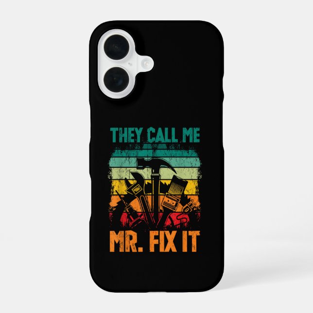Funda Para iPhone 16 Me Llaman Sr. Fix. (Reverso )