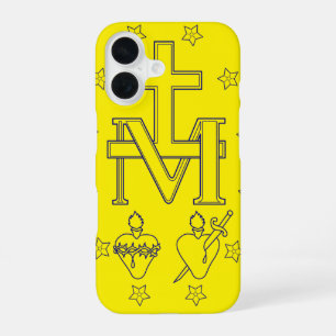 Funda Para iPhone 16 Medalla de Nuestra Señora de las Gracias Arte Mila