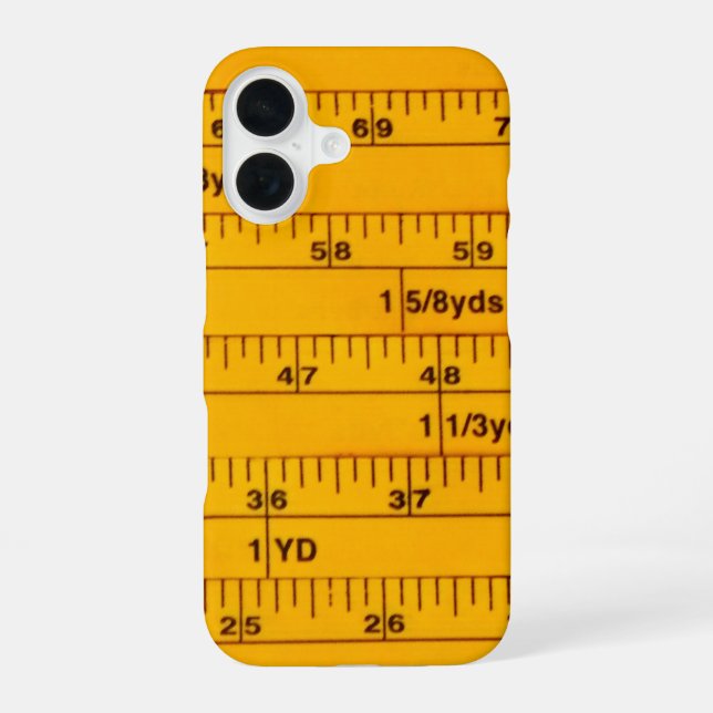 Funda Para iPhone 16 Medida de cinta: (Reverso )
