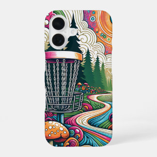 Funda Para iPhone 16 Mejor Cumpleaños de Par | Golf de disco retro