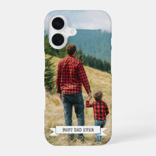 Funda Para iPhone 16 Mejor Papá Personalizado Foto