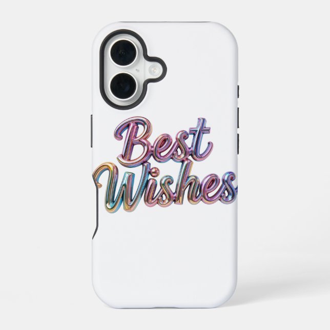Funda Para iPhone 16 mejores deseos (Reverso )