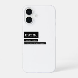 Funda Para iPhone 16 Memes - Carretera de pronunciación y definición