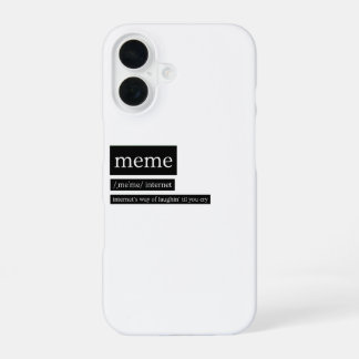 Funda Para iPhone 16 Memes - Carretera de pronunciación y definición