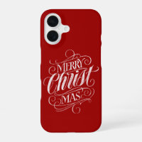 Merry CHRISTmas Caligrafía religiosa de tablero de