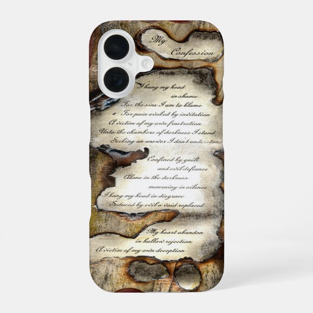 Funda Para iPhone 16 Mi confesión (Reverso )