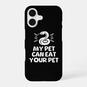 Funda Para iPhone 16 Mi Mascota Puede Comer Tu Mascota, Amante Divertid