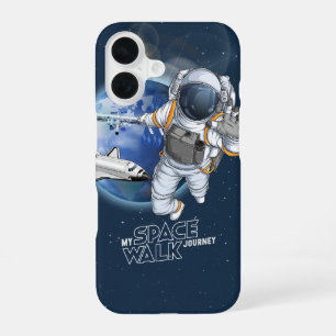 Funda Para iPhone 16 Mi viaje en caminata espacial  