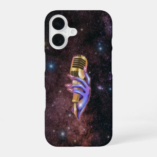 Funda para iPhone 16 Micrófono Vintage – Diseño Cl