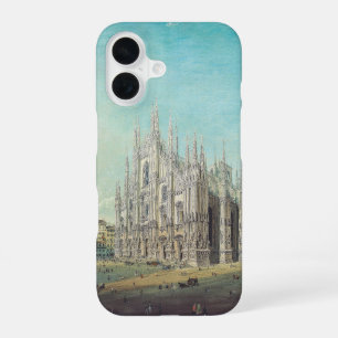 Funda Para iPhone 16 Milán Piazza del Duomo años 1850 por Carlo Bossoli
