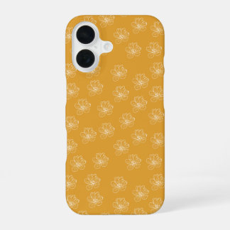 Funda Para iPhone 16 Minimal floral iPhone case