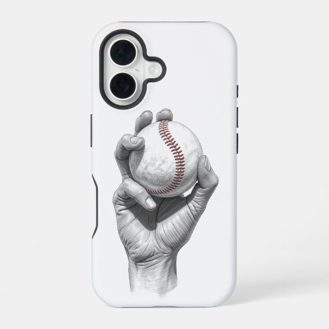 Funda Para iPhone 16 Minimalist Baseball (Reverso )