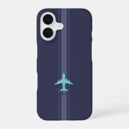 Funda Para iPhone 16 Minimalist plane