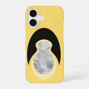 Funda Para iPhone 16 Minimalista Abstracto Semilla de Nube Amarilla
