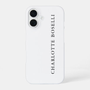 Funda Para iPhone 16 Minimalista Elegante Clásico Profesional Simple