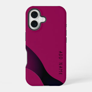 Funda Para iPhone 16 Minimalista Magenta Abstracto