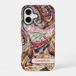 Funda Para iPhone 16 Misterioso Accidente Abstracto