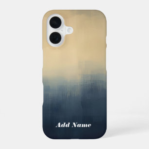 Funda Para iPhone 16 Misty Horizon – Arte de paisaje urbano abstracto c
