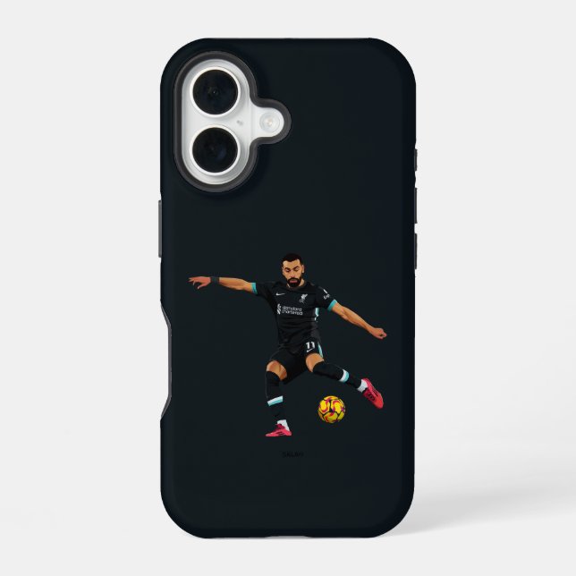Funda Para iPhone 16 Mo Salah - Liverpool (Reverso )