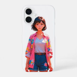 Funda Para iPhone 16 Moda de verano floral iPhone 16 Funda