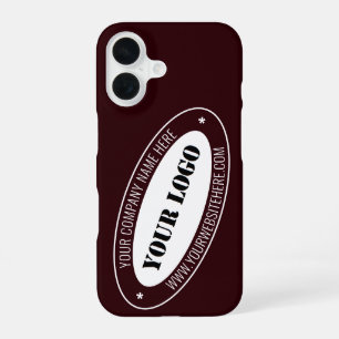 Funda Para iPhone 16 Modelo de estuche para iPhone y logotipo comercial